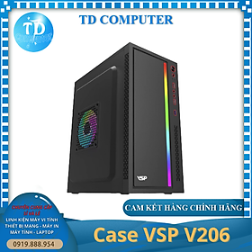 Mua Vỏ máy tính Case VSP V206 ~ LED (M-ATX/Mini-ITX) không FAN - Hàng chính hãng TECH VISION phân phối
