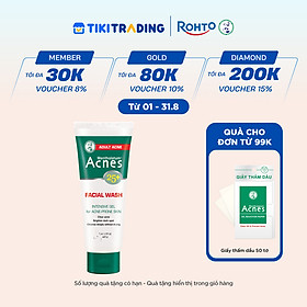 Sữa rửa mặt ngăn ngừa mụn dạng gel Acnes 25+ Facial Wash 100g