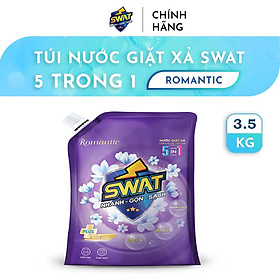 Nước Giặt Xả 5 in 1 SWAT Hương Romantic Túi 3.5kg