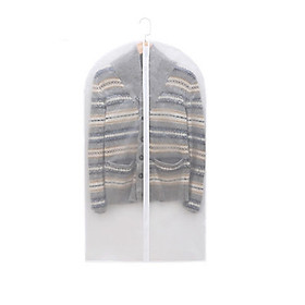 Túi bọc quần áo chống bụi bẩn, nấm mốc - Trắng - M(60x110cm)