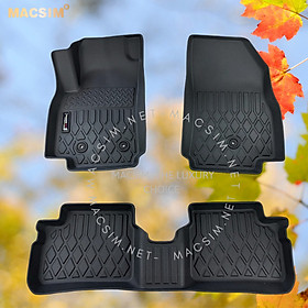 Thảm lót sàn xe ô tô VinFast Fadil Nhãn hiệu Macsim chất liệu nhựa TPE cao cấp màu đen