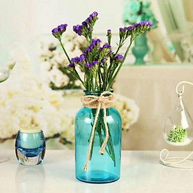 Handmade Colourful Glass Vase European Style Flower Vase Home Shop Decor