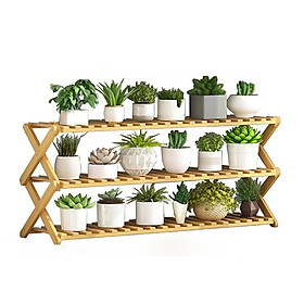 Mua Kệ để chậu hoa ban công 3 tầng Ziczac độc lạ - Giá để cây cảnh chậu bông trang trí phòng khách  decor quán cafe đẹp