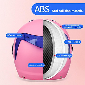 Up Motorcycle Helmets Double Visor Full Face Helmet for Unisex Adult