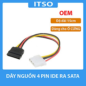 Mua Cáp chuyển nguồn 4 pin ra đầu nguồn SATA