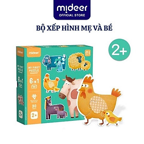 Hình ảnh Đồ Chơi Ghép Hình Cho Bé Mideer My First Puzzle, Đồ Chơi xếp hình tư duy Phát Triển Trí Tuệ Cho Bé 2,3,4 Tuổi 8 Chủ Đề