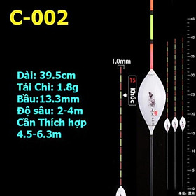 Phao Câu Đài Nano Tây Thi Siêu Nhạy Chuyên Câu Cá Tốc Độ SPC-16 Sanami Fishing