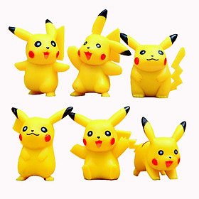 Bộ sưu tập mô hình đồ chơi Pokemon - 06 Pikachu (Mẫu 02)