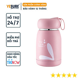 Bình Nước Giữ Nhiệt Thông Minh Cảm Ứng Hiển Thị Nhiệt Độ Nước ,Thể Tích 320ml, Chất Liệu Inox 304 Giữ Nhiệt Lâu , Nhỏ Gọn YESURE