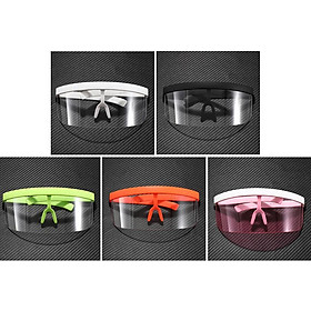 5 Pieces Unisex Fashion Shield Sunglasses Goggles Anti-UV HD Lens Glasses