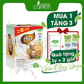 [MUA 1 TẶNG 1] SỮA CHAY SOYNA - SỮA HẠT BỔ SUNG PROTEIN CHO NGƯỜI ĂN CHAY- SỮA THỰC VẬT CAO CẤP SOYNA BỔ SUNG CANXI CHO XƯƠNG CHẮC KHỎE - Hộp Giấy 480g