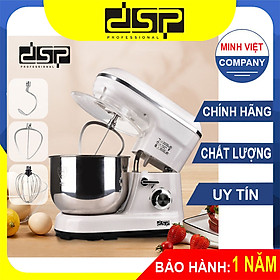 Máy trộn bột và đánh trứng cao cấp nhãn hiệu DSP KM3007 công suất 1200W, dung tích 5 lít - Hàng Nhập Khẩu