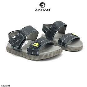 Sandal bé trai, da bò, đế cao su SDBT883