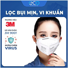 Mua Khẩu trang 3M 9001 lọc 90% bụi mịn và khí thải chuẩn N90