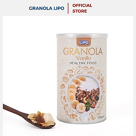 Ngũ cốc dinh dưỡng Granola Lipo 300g vị Vani