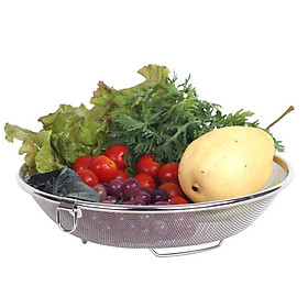 Mua Rổ inox cao cấp đai nhỏ Hàn Quốc ST_011 (không gỉ sét  chịu nhiệt tốt)