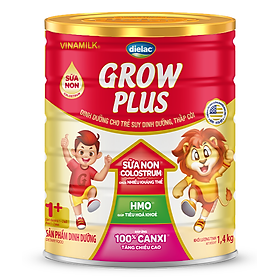 HỘP SỮA BỘT VINAMILK DIELAC GROW PLUS 1+ 1.5KG (CHO TRẺ TỪ 1 - 2 TUỔI)