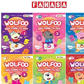 Sách - Bộ Sách Wolfoo Giỏi Toán Tư Duy: Tập 1 - 6 (Bộ 6 Tập)