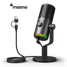 Mic thu âm MAONO DM30-A Cho PC Điện Thoại livestream