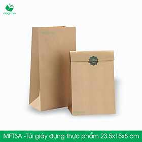 MFT3A - 23.5x15x8 cm - 100 Túi đựng thực phẩm - Túi đựng đồ ăn