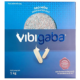 Hình ảnh Gạo Mầm Vibigaba Cho Người Tiểu Đường, Giảm Cân - Hộp 1kg