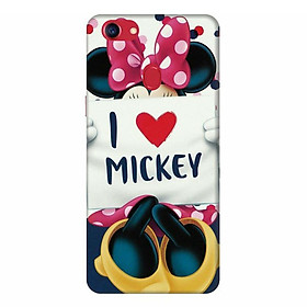 Ốp Lưng Dành Cho Điện Thoại Oppo F7 - I Love Mickey