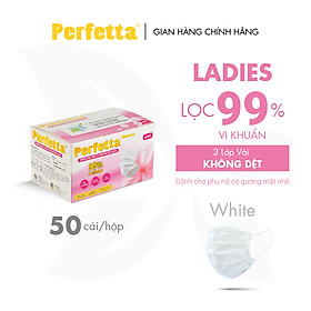 Khẩu trang y tế 3 lớp Perfetta Moderate for Ladies (50 Cái/Hộp)