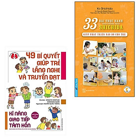 Hình ảnh Combo Sách Nuôi Dạy Trẻ Bán Chạy: Kinh Nghiệm Từ Nước Nhật - 49 Bí Quyết Giúp Trẻ Lắng Nghe Và Truyền Đạt + 33 Bài Thực Hành Theo Phương Pháp Shichida Giúp Phát Triển Bộ Não Cho Trẻ (Sách Kỹ Năng Giao Tiếp Tâm Hồn Dành Cho Trẻ, Phụ Huynh Và Nhà Trường / T