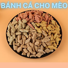 BÁNH QUY CATNIP CÁ -SNACK ĂN NHANH CHO MÈO 50gram