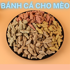 BÁNH QUY CATNIP CÁ -SNACK ĂN NHANH CHO MÈO