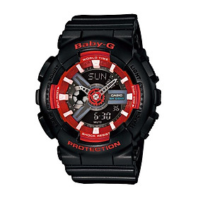 Đồng hồ nữ dây cao su Casio BA-110SN-1ADR