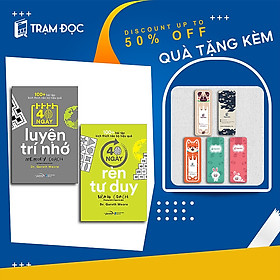 Trạm Đọc | 100+ Bài Tập Kích Thích Não Bộ Hiệu Quả : 40 Ngày Luyện Trí Nhớ + 40 Ngày Rèn Tư Duy