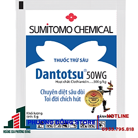 Thuốc trừ  sâu rầy và côn trùng chích hút  Dantotsu 50WG - gói 5g, gói 60g