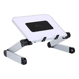 Adjustable Laptop Stand for Bed, Aluminum Laptop Desk Table Foldable Laptop Tray, Protable Notebook Stand