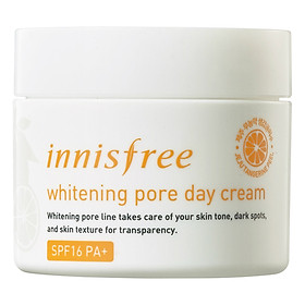 Kem Dưỡng Ban Ngày Từ Vỏ Quýt Tươi Innisfree Whitening Pore Day Cream (50ml)