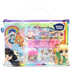 Bộ Dụng Cụ Học Tập Lớp Học Mật Ngữ - HooHooHaHa Rainbow Magic Violet - VPH05-0101