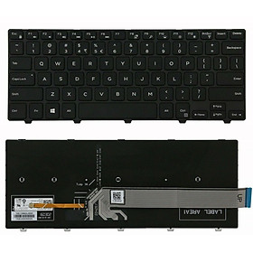 Bàn phím thay thế dành cho laptop Dell Inspiron 7447 có đèn nền