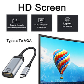 Type-C USB C to HDMI/DP/Mini DP/VGA Cable Adapter HDMI 2.0 4k