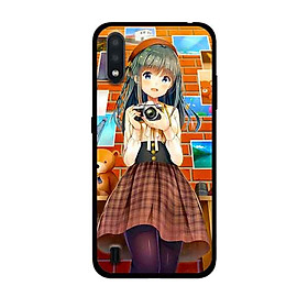 Hình ảnh Ốp Lưng in cho Samsung Galaxy A01 Mẫu Girl Anime 11 - Hàng Chính Hãng