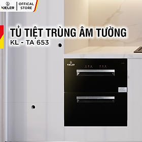 Mua Tủ tiệt trùng âm tủ KIELER KL-TA653 tầng trên khử trùng bằng công nghệ ozone và tia UV  tầng dưới khử trùng 125 đô C - Hàng Chính Hãng