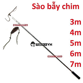 Sào bẫy chim, sào rút đa năng chất liệu inox cao cấp, nhiều size lựa chọn 3m-7m