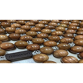 Chiếu Hạt Gỗ Hương Cao Cấp - Kích Thước 2,2mx2m hạt 1.8cm ( video , hình thật )