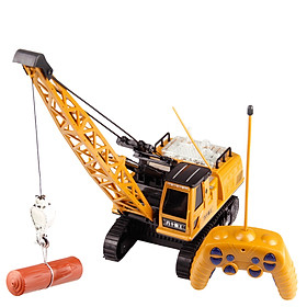 Đồ chơi mô hình cần cẩu bánh xích điều khiển từ xa, Xe cần cẩu đồ chơi điều khiển 8062E - 678