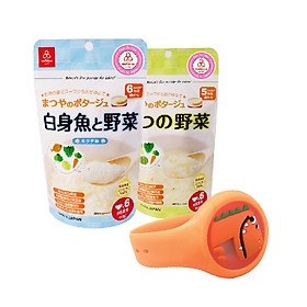 Combo 2 gói cháo gạo koshihikari ăn dặm Matsuya - tặng vòng đeo đuổi côn trùng