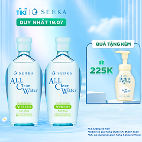 Combo 2 Nước tẩy trang Senka A.L.L.Clear Water Fresh 230ml