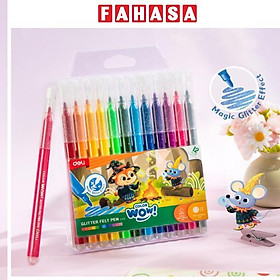 Hộp 12 Bút Dạ Nước Nhũ - Deli EC172