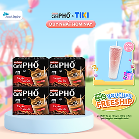 Combo 4 hộp Cà phê phố Sữa Đá - Maccoffee (hộp 10 gói x 24g)