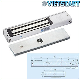 Mua Khóa cửa điện từ ELI-LBS280-lực hút nam châm đơn 280LBS (150kg) - điện 12/24V DC -dùng cho cửa kính  cửa gỗ  cửa thép..
