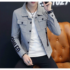 ÁO KHOÁC KAKI NAM GIẢ JEAN MẪU MỚI 4 MÀU