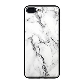 Ốp kính cho iPhone 7 Plus mẫu NỀN ĐÁ HOA 1 - Hàng chính hãng